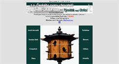 Desktop Screenshot of chovateletyniste.cz